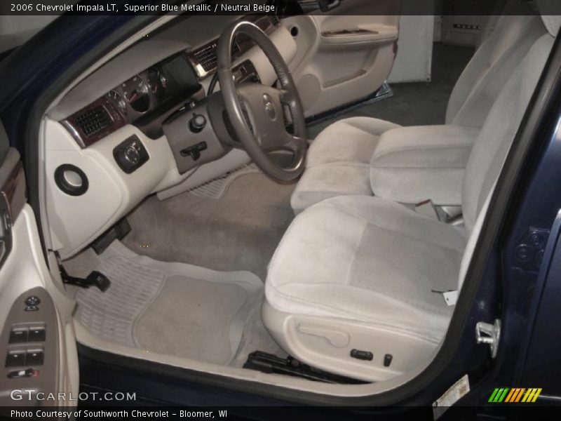 Superior Blue Metallic / Neutral Beige 2006 Chevrolet Impala LT