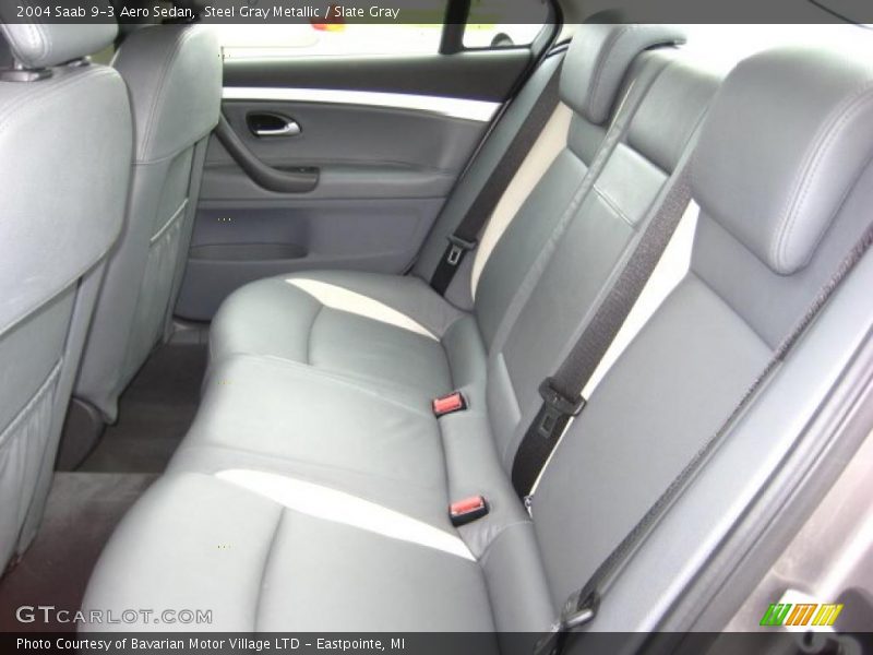 Steel Gray Metallic / Slate Gray 2004 Saab 9-3 Aero Sedan