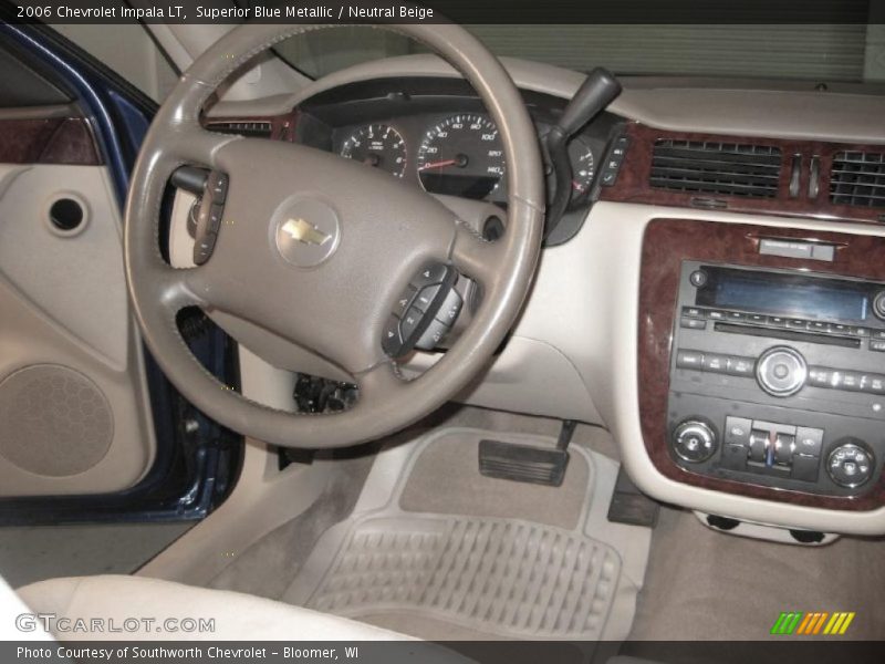 Superior Blue Metallic / Neutral Beige 2006 Chevrolet Impala LT