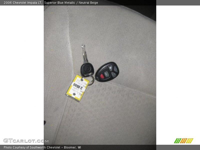 Superior Blue Metallic / Neutral Beige 2006 Chevrolet Impala LT