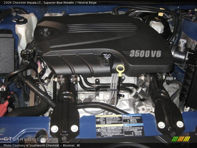 Superior Blue Metallic / Neutral Beige 2006 Chevrolet Impala LT