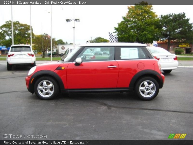 Chili Red / Grey/Carbon Black 2007 Mini Cooper Hardtop