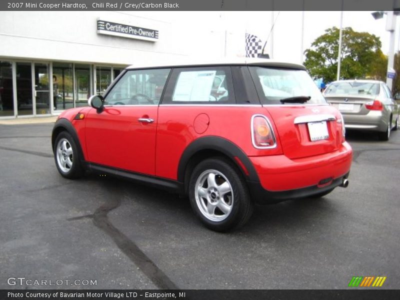 Chili Red / Grey/Carbon Black 2007 Mini Cooper Hardtop