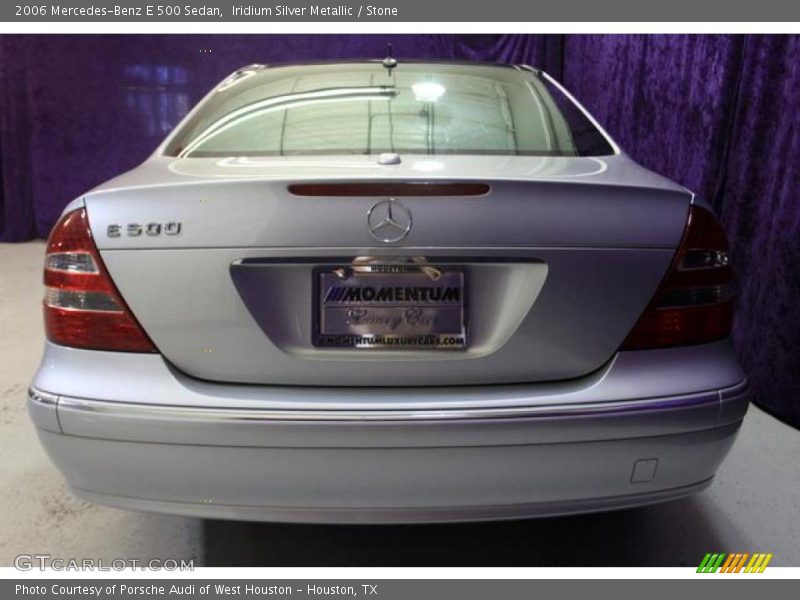 Iridium Silver Metallic / Stone 2006 Mercedes-Benz E 500 Sedan