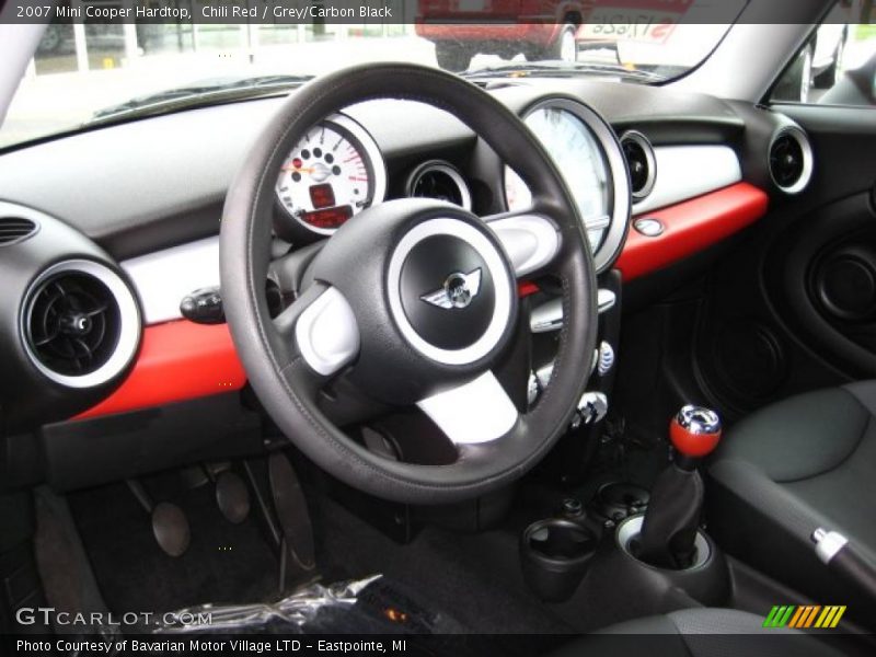 Chili Red / Grey/Carbon Black 2007 Mini Cooper Hardtop