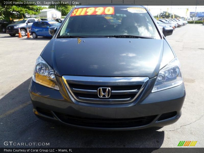 Sage Brush Pearl / Gray 2006 Honda Odyssey EX