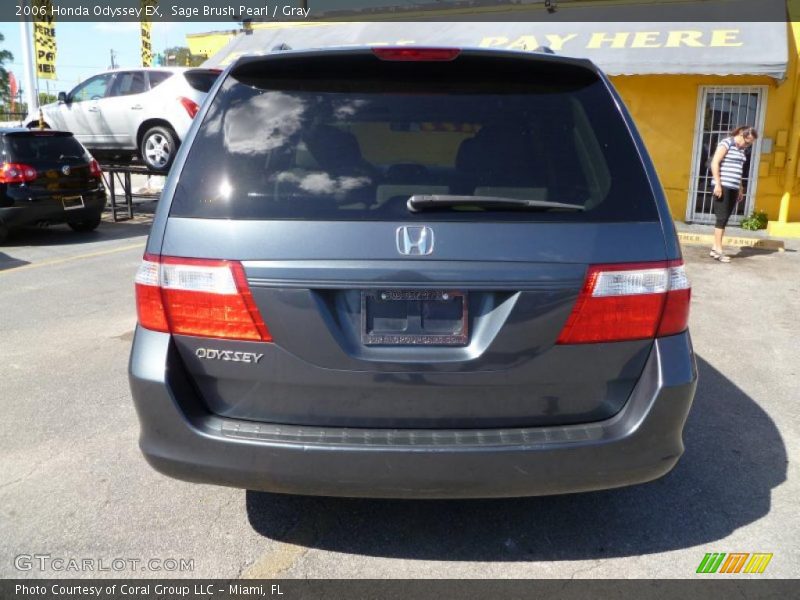 Sage Brush Pearl / Gray 2006 Honda Odyssey EX