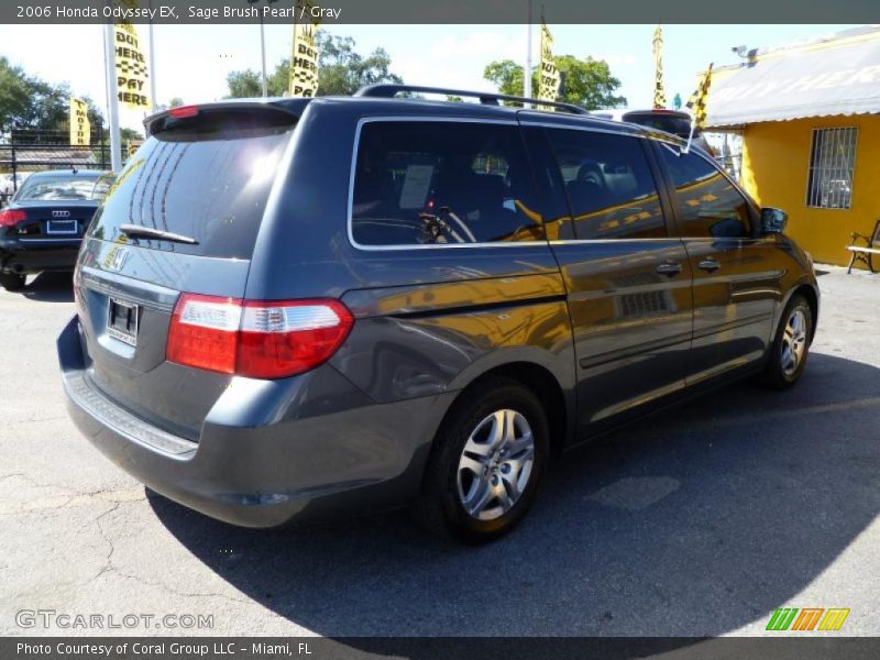 Sage Brush Pearl / Gray 2006 Honda Odyssey EX