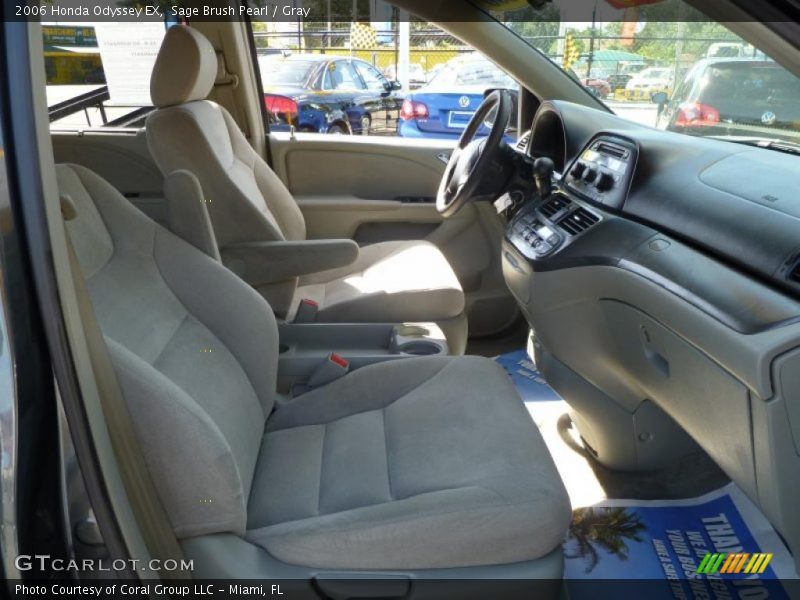 Sage Brush Pearl / Gray 2006 Honda Odyssey EX
