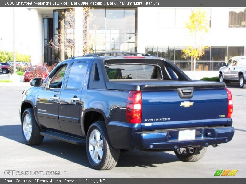 Dark Blue Metallic / Dark Titanium/Light Titanium 2008 Chevrolet Avalanche LTZ 4x4