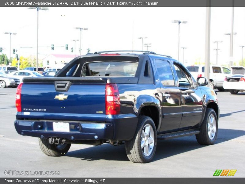 Dark Blue Metallic / Dark Titanium/Light Titanium 2008 Chevrolet Avalanche LTZ 4x4