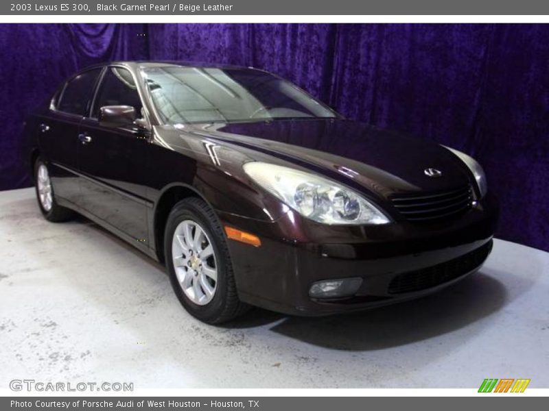 Black Garnet Pearl / Beige Leather 2003 Lexus ES 300