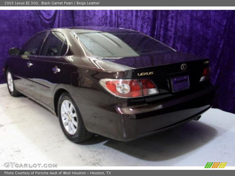 Black Garnet Pearl / Beige Leather 2003 Lexus ES 300