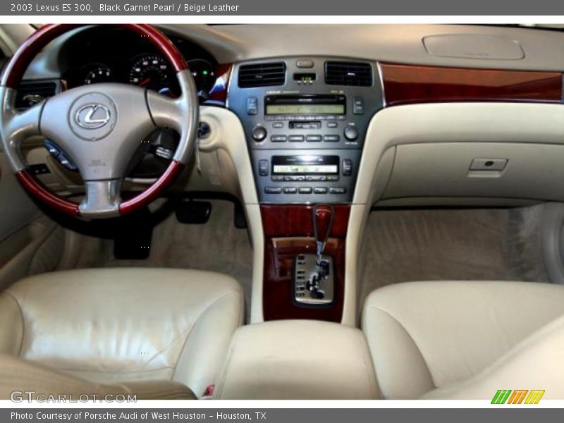 Black Garnet Pearl / Beige Leather 2003 Lexus ES 300
