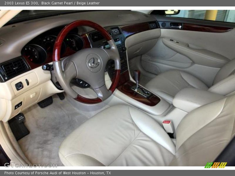 Black Garnet Pearl / Beige Leather 2003 Lexus ES 300