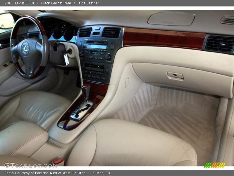 Black Garnet Pearl / Beige Leather 2003 Lexus ES 300