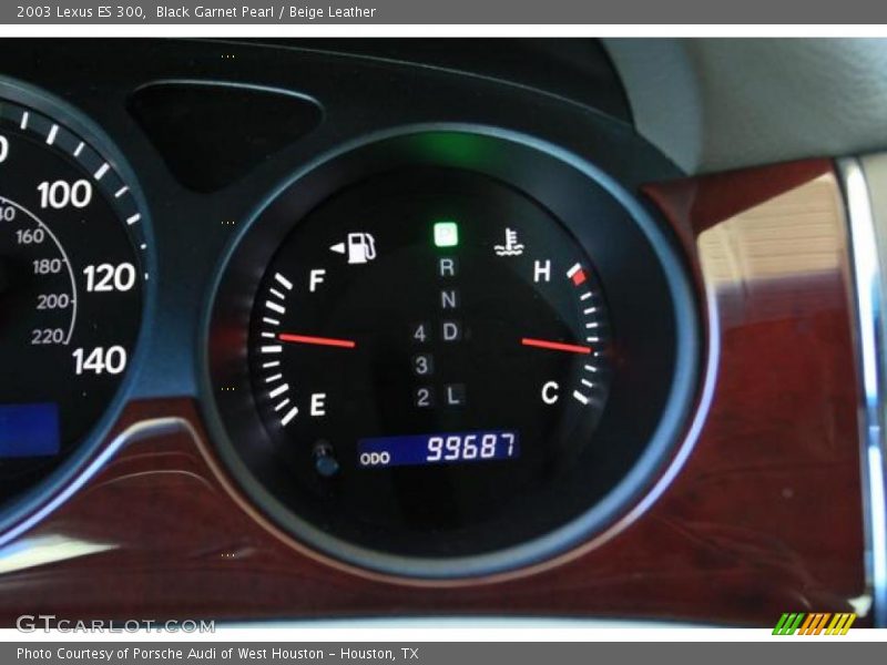 Black Garnet Pearl / Beige Leather 2003 Lexus ES 300