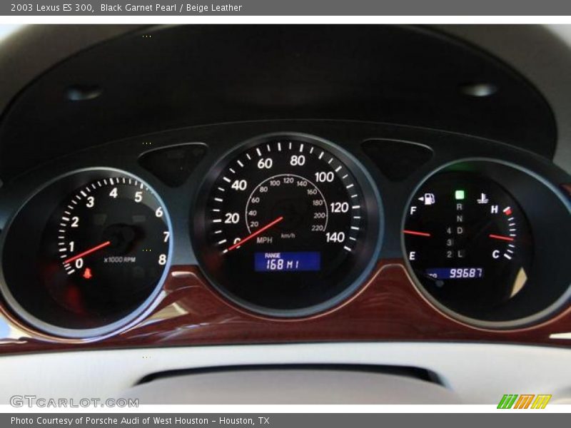 Black Garnet Pearl / Beige Leather 2003 Lexus ES 300