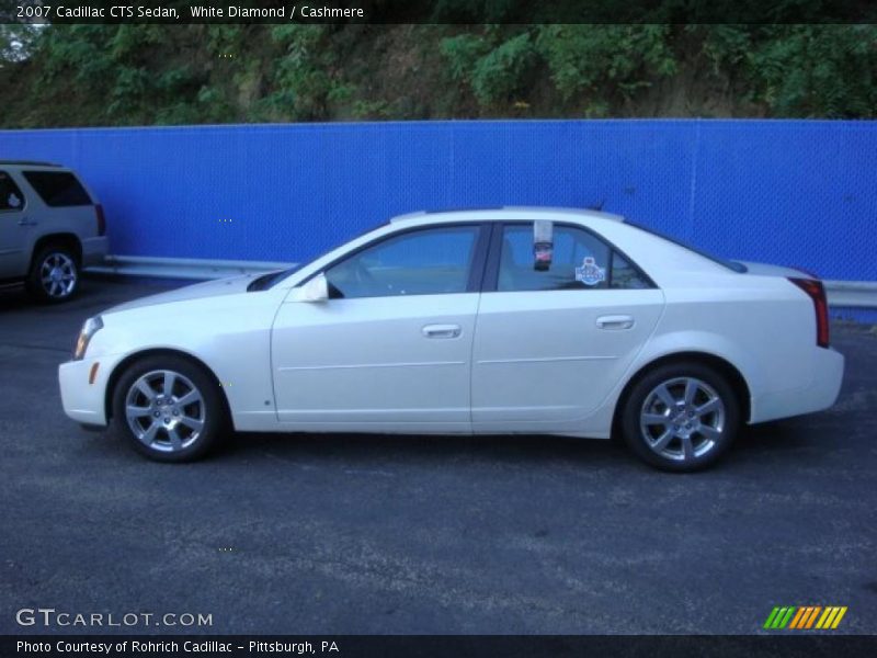 White Diamond / Cashmere 2007 Cadillac CTS Sedan