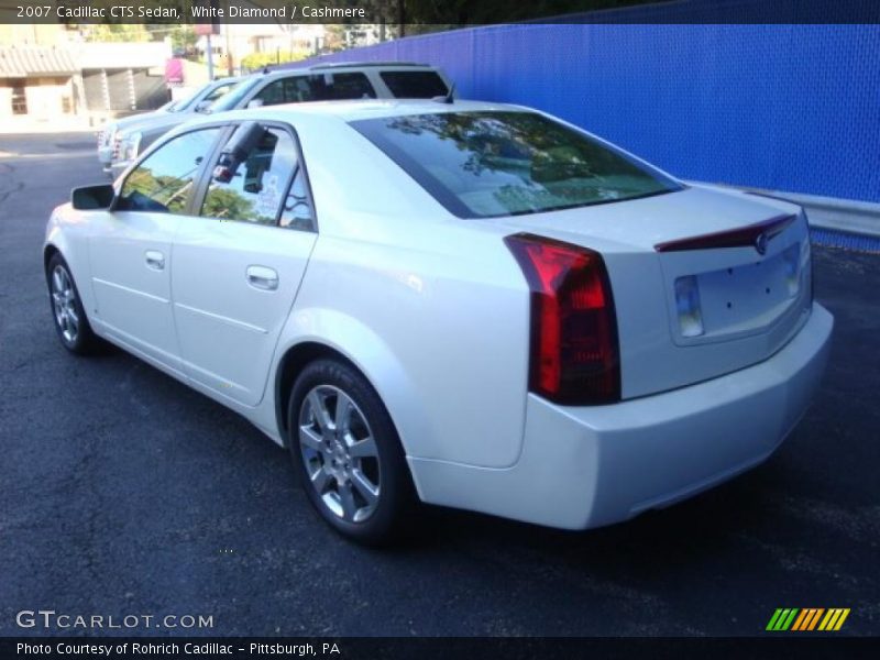 White Diamond / Cashmere 2007 Cadillac CTS Sedan