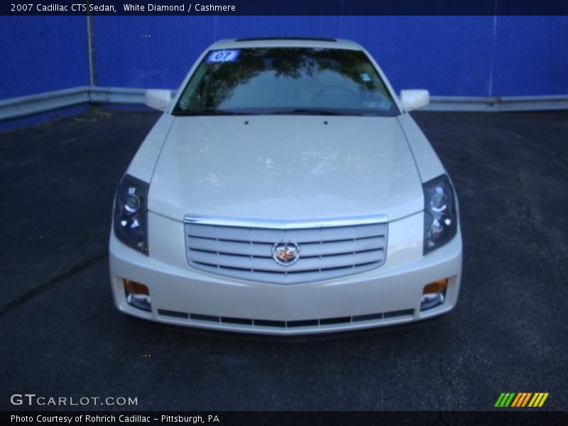 White Diamond / Cashmere 2007 Cadillac CTS Sedan