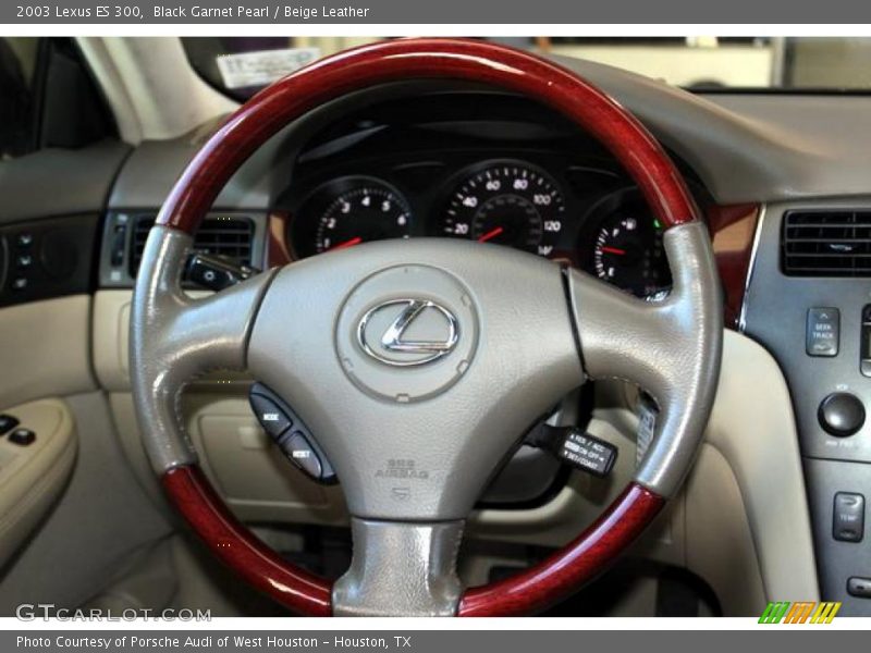 Black Garnet Pearl / Beige Leather 2003 Lexus ES 300