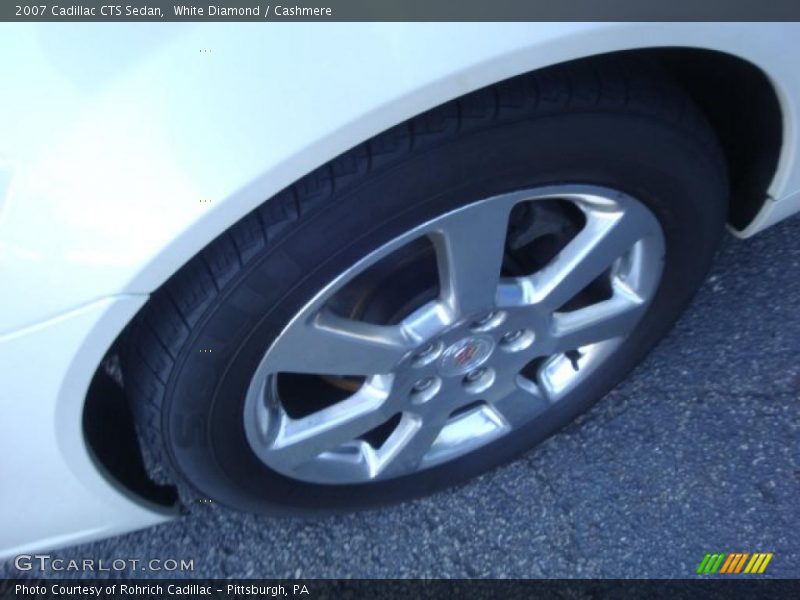 White Diamond / Cashmere 2007 Cadillac CTS Sedan