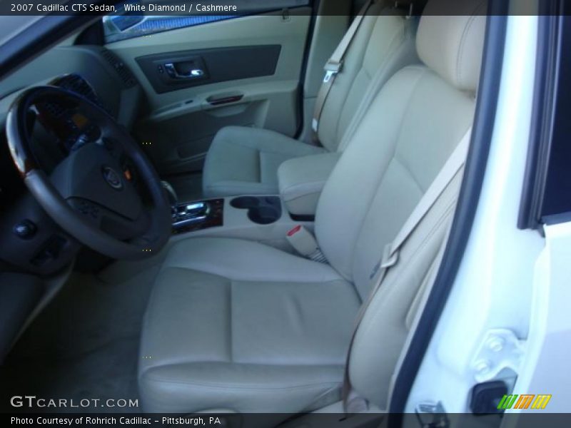 White Diamond / Cashmere 2007 Cadillac CTS Sedan
