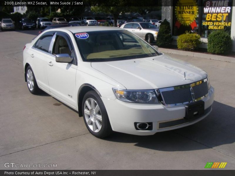 White Suede / Sand 2008 Lincoln MKZ Sedan