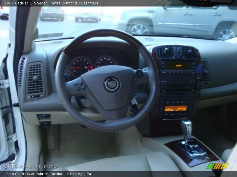 White Diamond / Cashmere 2007 Cadillac CTS Sedan