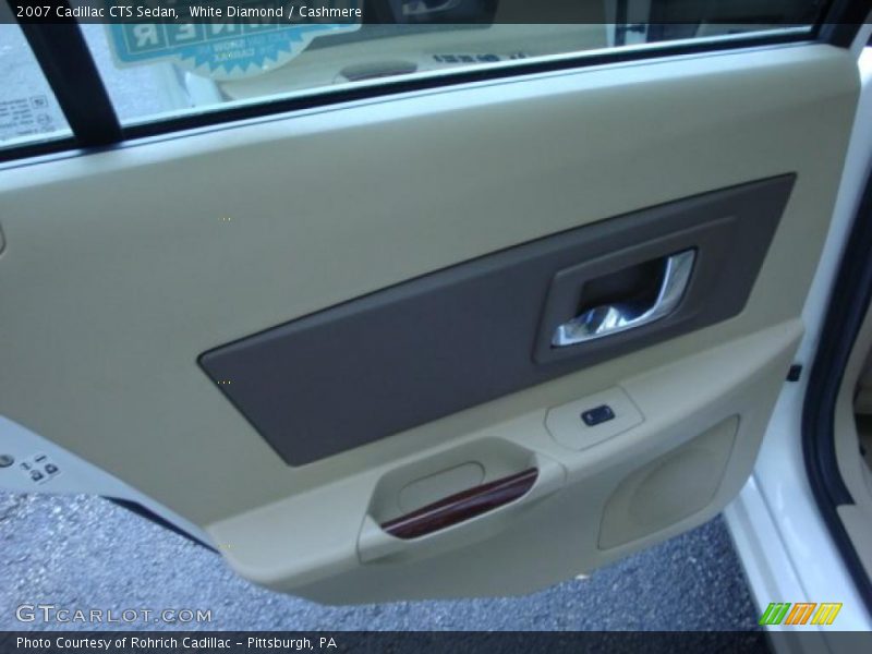 White Diamond / Cashmere 2007 Cadillac CTS Sedan