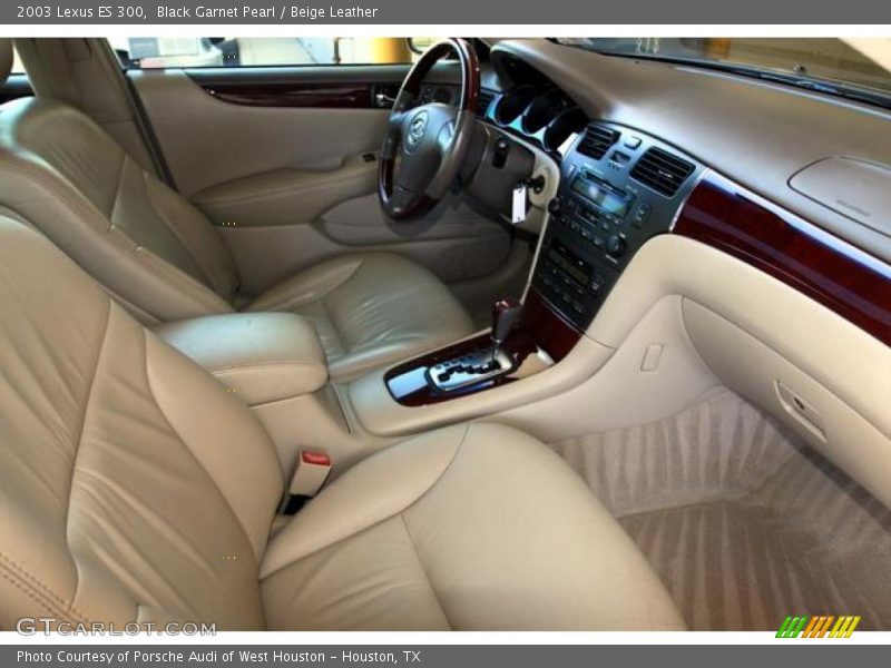 Black Garnet Pearl / Beige Leather 2003 Lexus ES 300