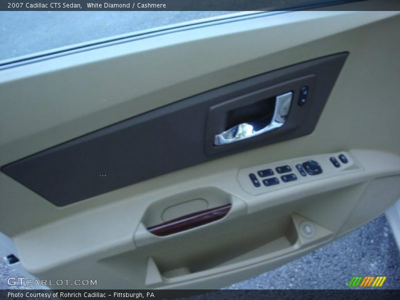 White Diamond / Cashmere 2007 Cadillac CTS Sedan