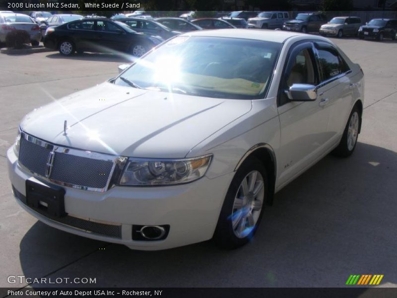 White Suede / Sand 2008 Lincoln MKZ Sedan