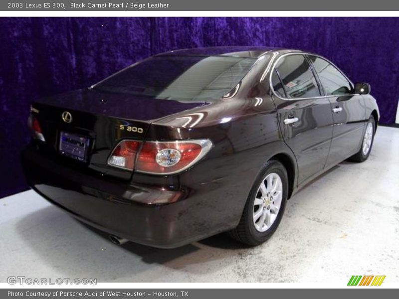 Black Garnet Pearl / Beige Leather 2003 Lexus ES 300
