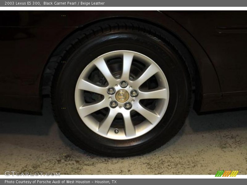 Black Garnet Pearl / Beige Leather 2003 Lexus ES 300