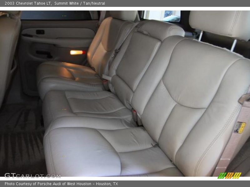Summit White / Tan/Neutral 2003 Chevrolet Tahoe LT