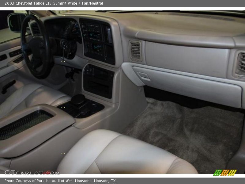 Summit White / Tan/Neutral 2003 Chevrolet Tahoe LT