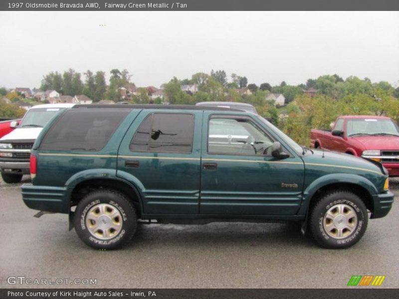 Fairway Green Metallic / Tan 1997 Oldsmobile Bravada AWD