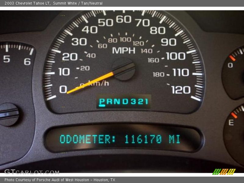 Summit White / Tan/Neutral 2003 Chevrolet Tahoe LT