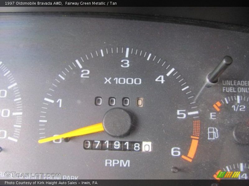 Fairway Green Metallic / Tan 1997 Oldsmobile Bravada AWD