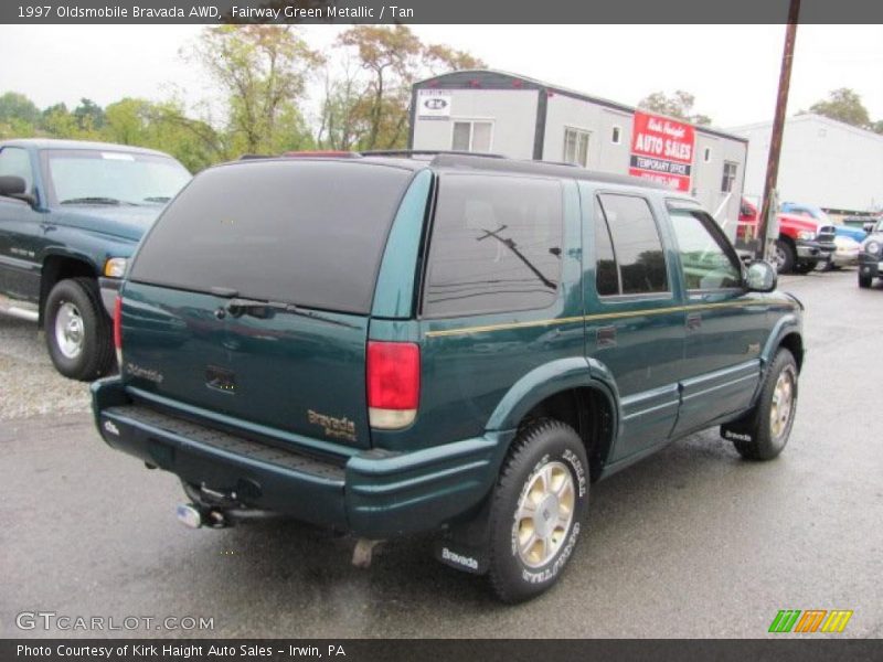 Fairway Green Metallic / Tan 1997 Oldsmobile Bravada AWD