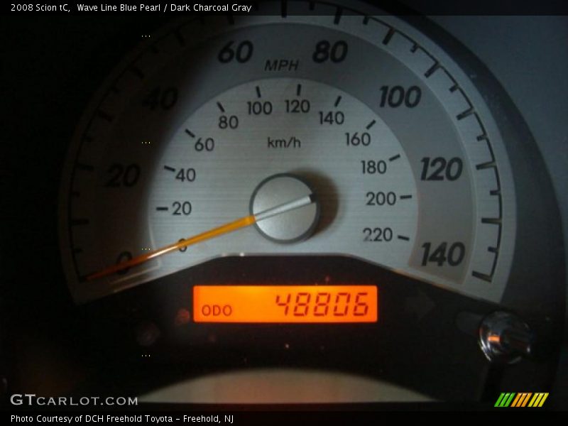 Wave Line Blue Pearl / Dark Charcoal Gray 2008 Scion tC