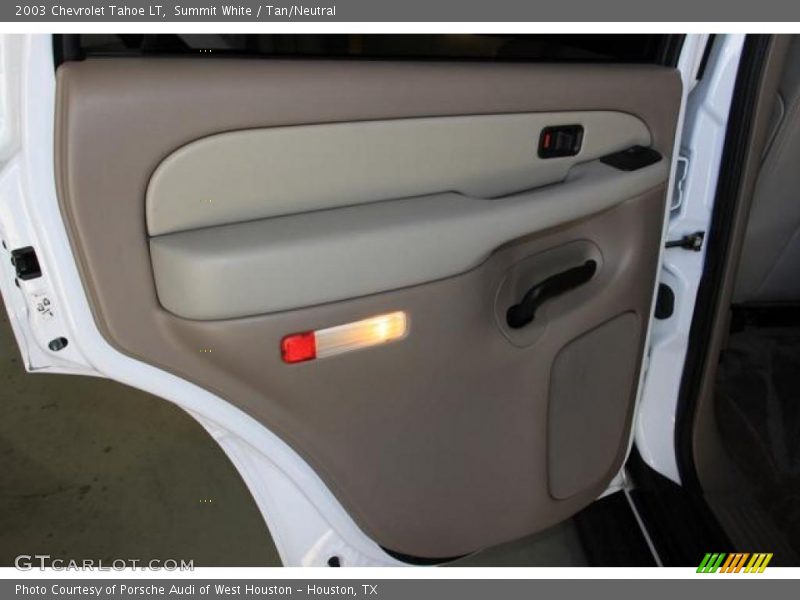 Summit White / Tan/Neutral 2003 Chevrolet Tahoe LT