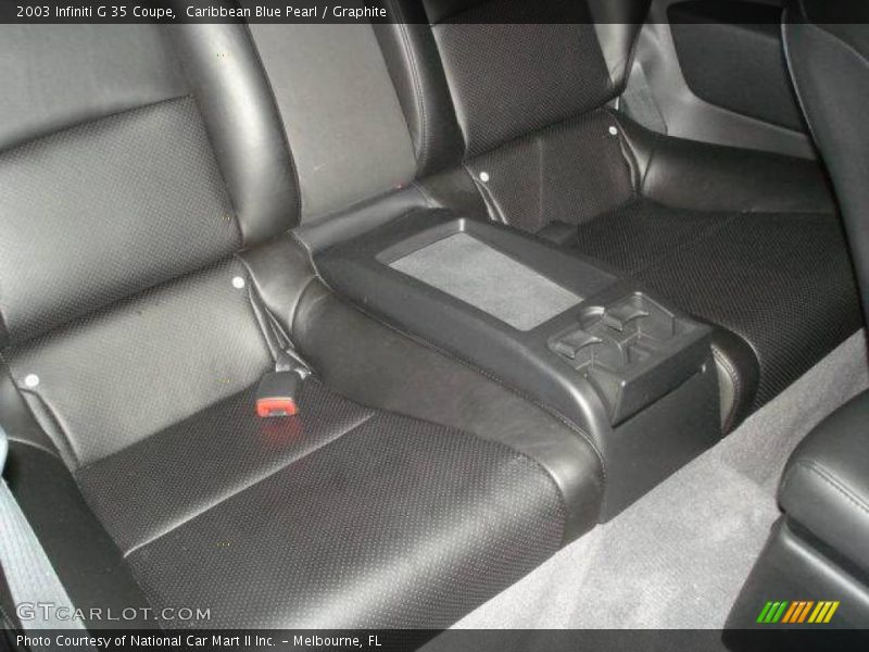 Caribbean Blue Pearl / Graphite 2003 Infiniti G 35 Coupe