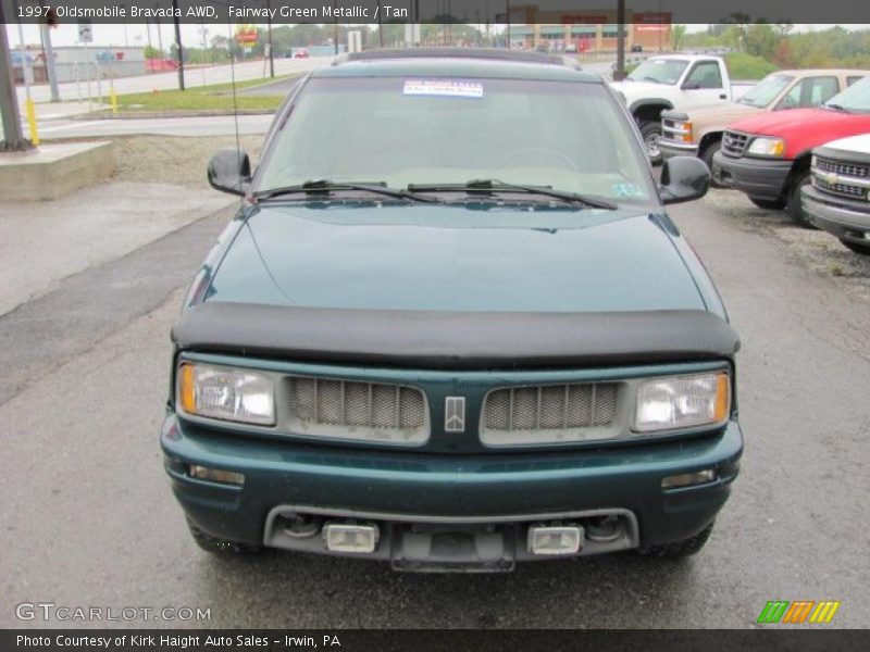 Fairway Green Metallic / Tan 1997 Oldsmobile Bravada AWD
