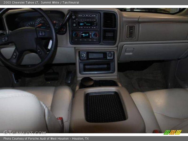 Summit White / Tan/Neutral 2003 Chevrolet Tahoe LT
