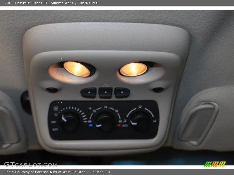Summit White / Tan/Neutral 2003 Chevrolet Tahoe LT