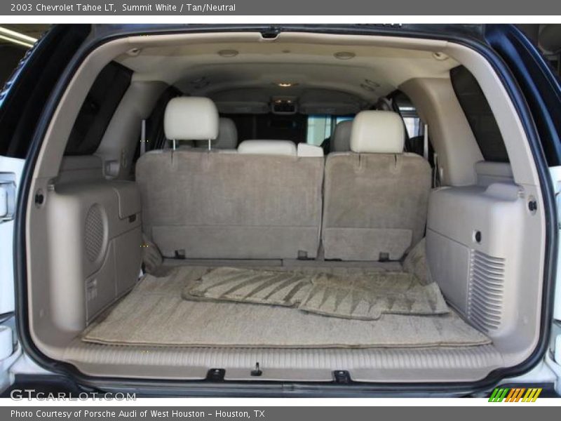 Summit White / Tan/Neutral 2003 Chevrolet Tahoe LT