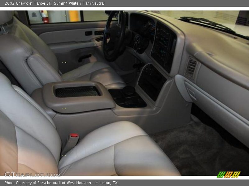 Summit White / Tan/Neutral 2003 Chevrolet Tahoe LT
